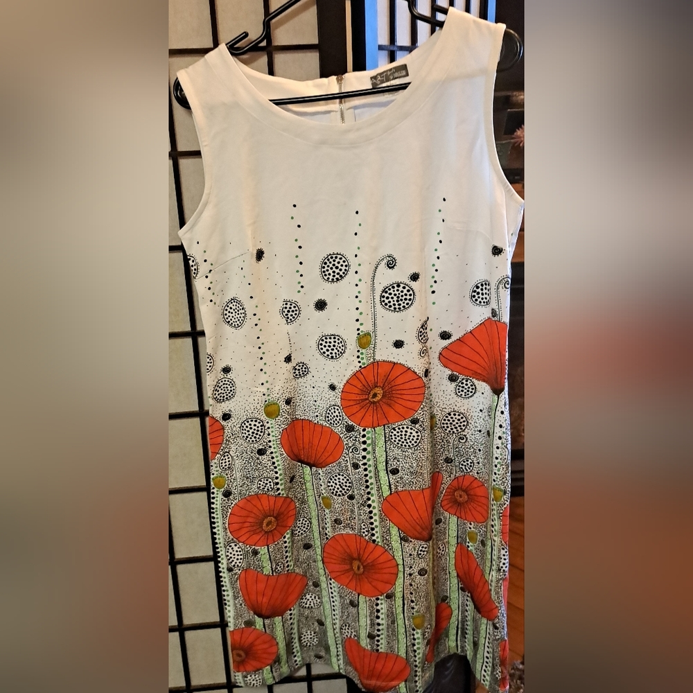 Real Life Art Dress ' Poppy Meadow'